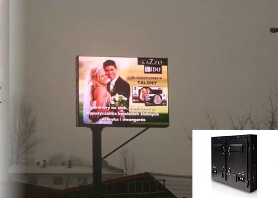 Otomatik Parlaklık SMD3535 P10 Dış Mekan Led Panel Dış Reklam Ekranı
