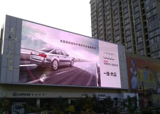 Özelleştirilmiş Şekil 4mm SMD1921 Açıkhava Reklamcılığı Billboard Büyük Led Ekran