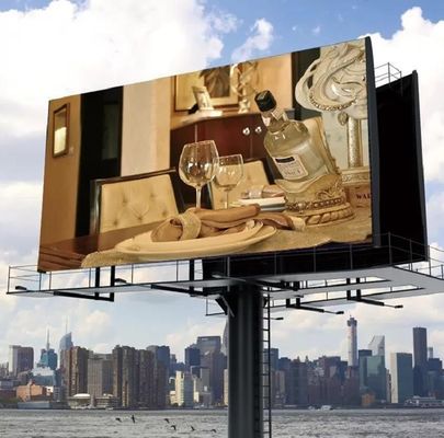 Özelleştirilmiş Şekil 4mm SMD1921 Açıkhava Reklamcılığı Billboard Büyük Led Ekran